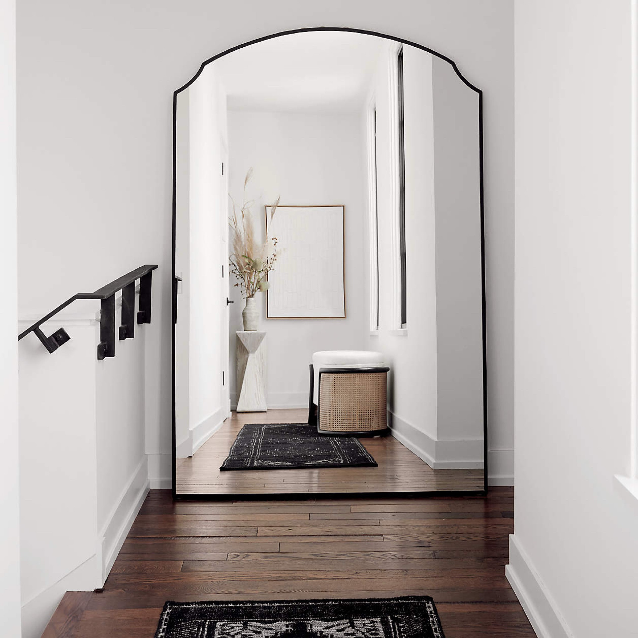 Our newest statement piece for our home is this giant Crate & Barrel mirror for our entryway! It’s going to brighten up the space with its simple elegance. 

#LTKHome #LTKFamily