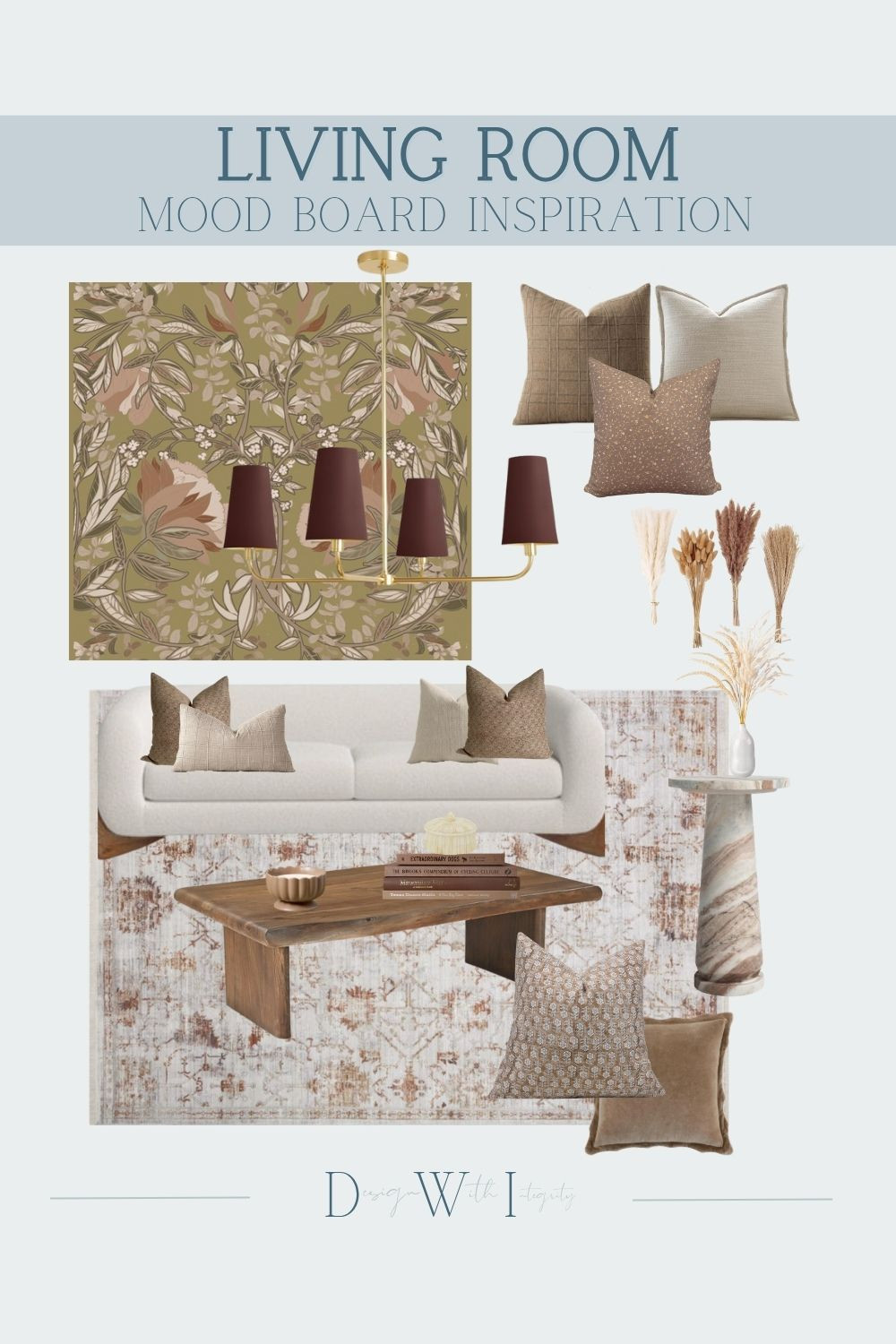 This mood board is all about warmth, depth, and layered neutrals with a hint of richness. I paired an earthy botanical wallpaper with soft ivory upholstery, warm wood tones, and those beautiful deep accent shades to create a space that feels grounded yet elevated.

The mix of textures keeps everything feeling inviting, while the subtle contrast adds just enough interest without overwhelming the palette.

Tap through to shop all of my curated selections and bring this warm, collected look into your living room.

#interiordesign #livingroominspo #warmneutrals #earthytones #cozyhome #moderntraditional #homedecorideas #neutraldecor #ltkhome #interiorstyling

earthy living room, warm neutral decor, botanical wallpaper, brown and beige palette, modern traditional living room, wood coffee table, neutral sofa styling, layered textures, cozy elegant interiors, warm minimalist decor, organic modern style 

 #LTKHome