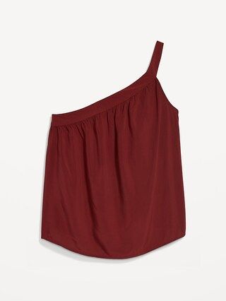 Soft-Woven One-Shoulder Top for Women | Old Navy (US)