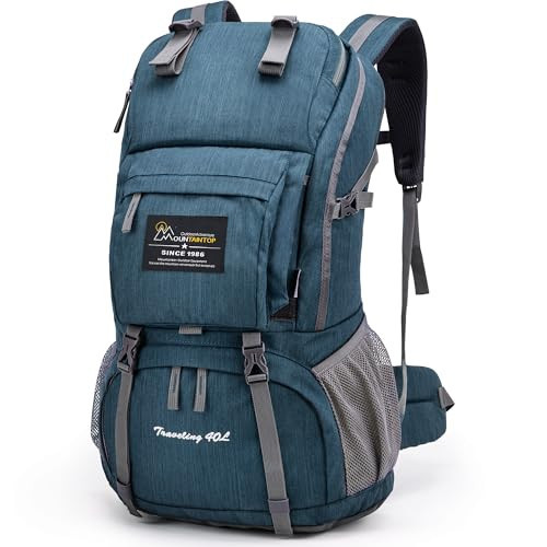 MOUNTAINTOP 40L Hiking Backpack Lightweight Travel Backpack for Men&Women Outdoor Camping Backpacking | Amazon (US)