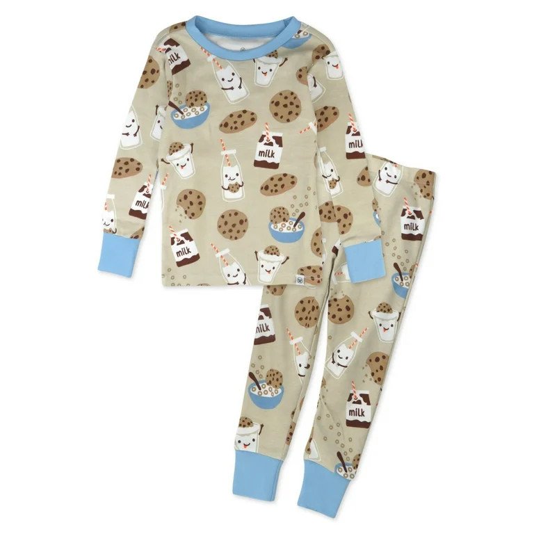 Honest Baby Clothing Organic Cotton Boy/Girl 2-Piece Long Sleeve Pajama Set, 12m to 24m - Walmart... | Walmart (US)