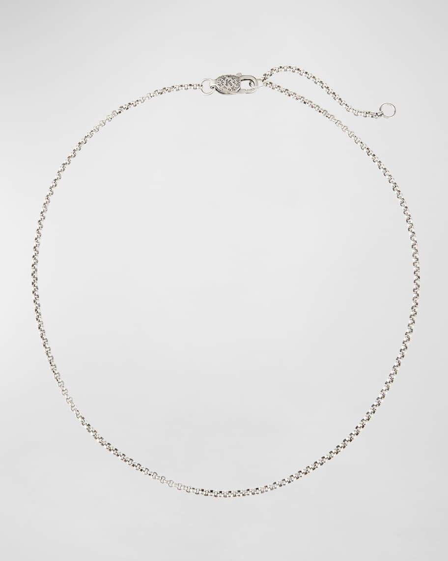 Konstantino Sterling Silver Petite Rolo Chain Necklace | Neiman Marcus