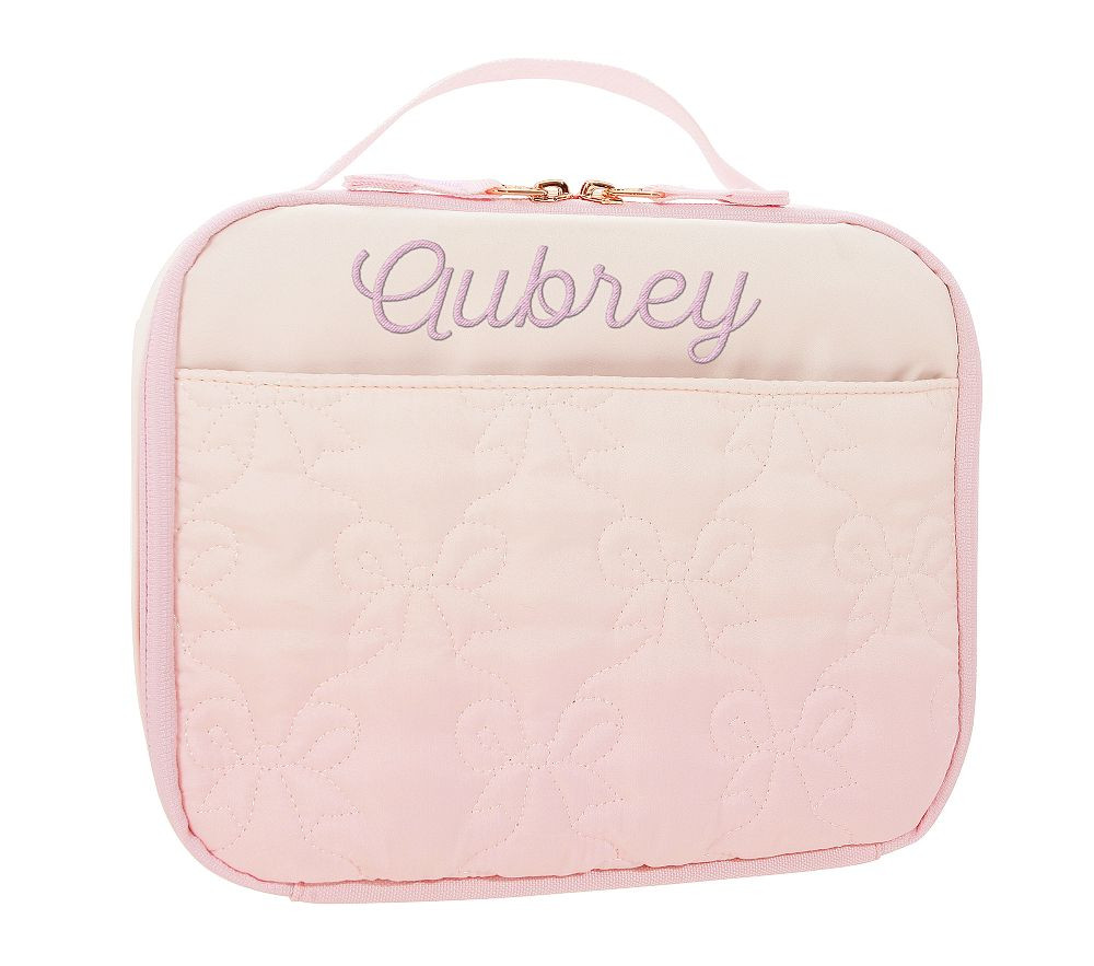 Colby Puffer Ombre Bows Cold Pack Lunch Box | Pottery Barn Kids