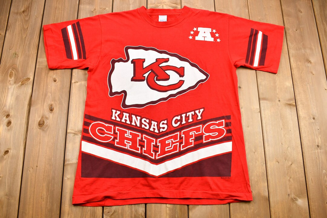 Vintage 1996 Kansas City Chiefs Graphic T-shirt / Single Stitch / NFL / 90s Streetwear / Athleisu... | Etsy (US)