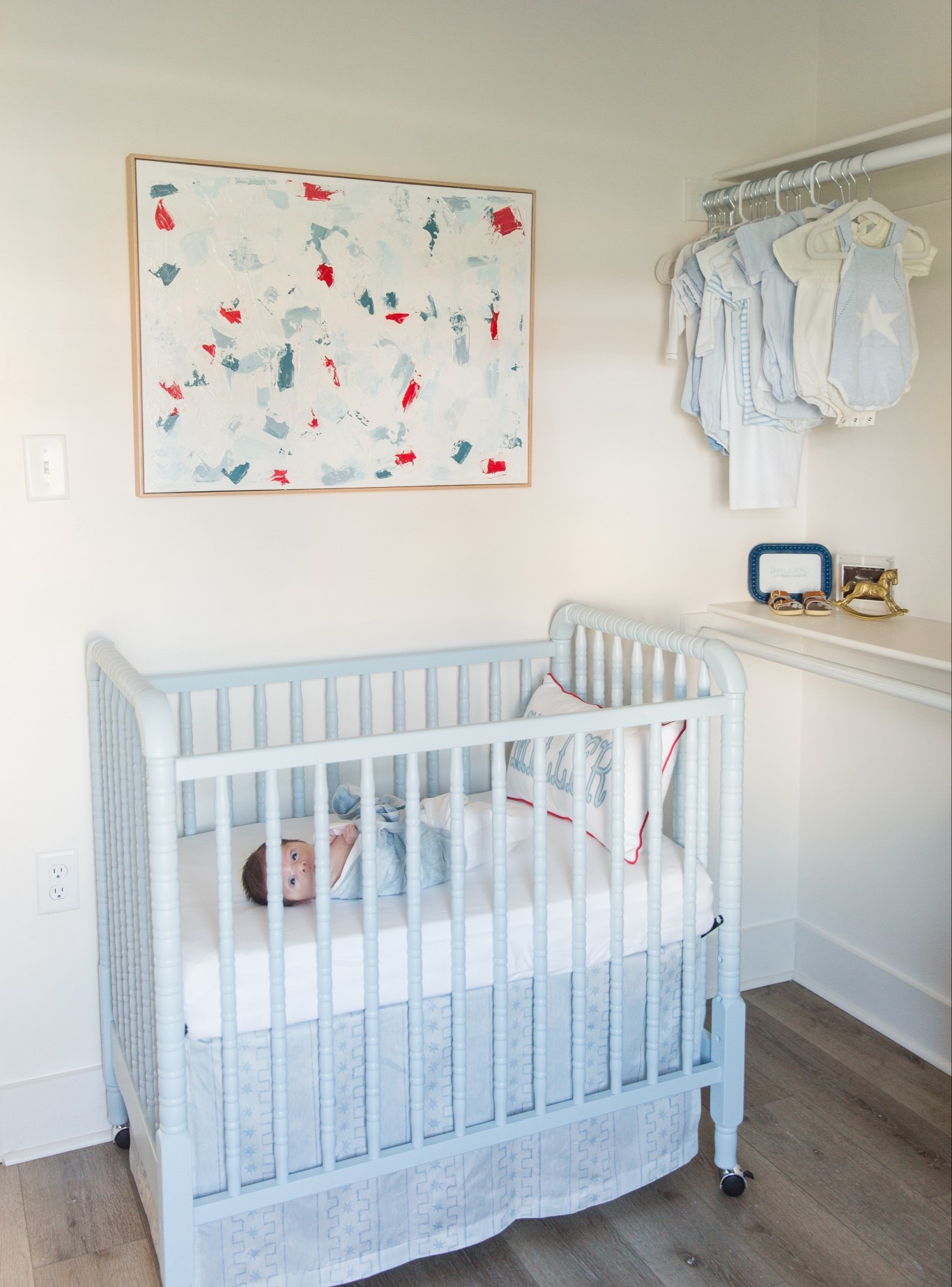 Take Five by Sherwin Williams makes for the sweetest baby blue for a nursery! 

#LTKHome #LTKBaby #LTKFamily