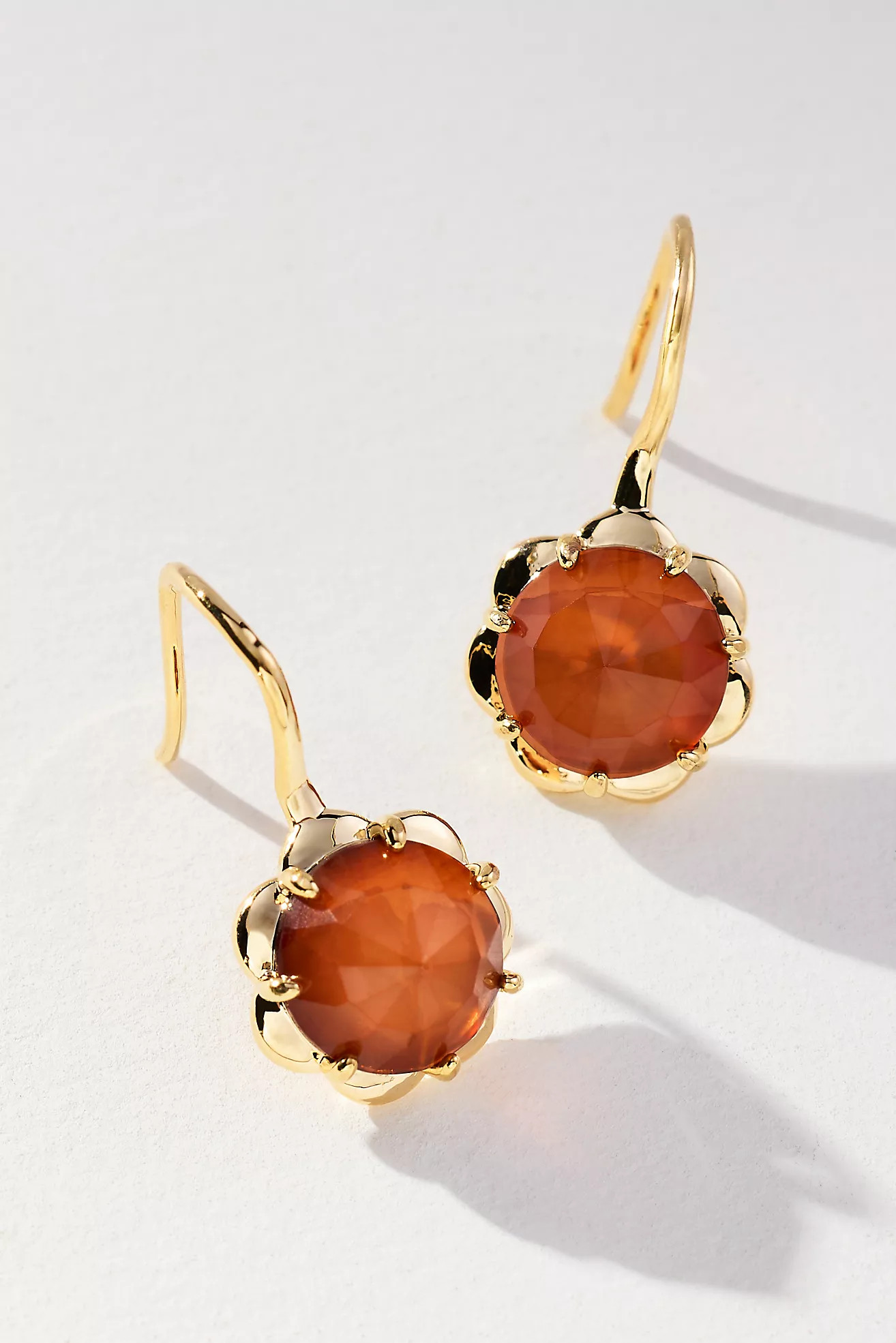 Stone Fishhook Drop Earrings | Anthropologie (US)