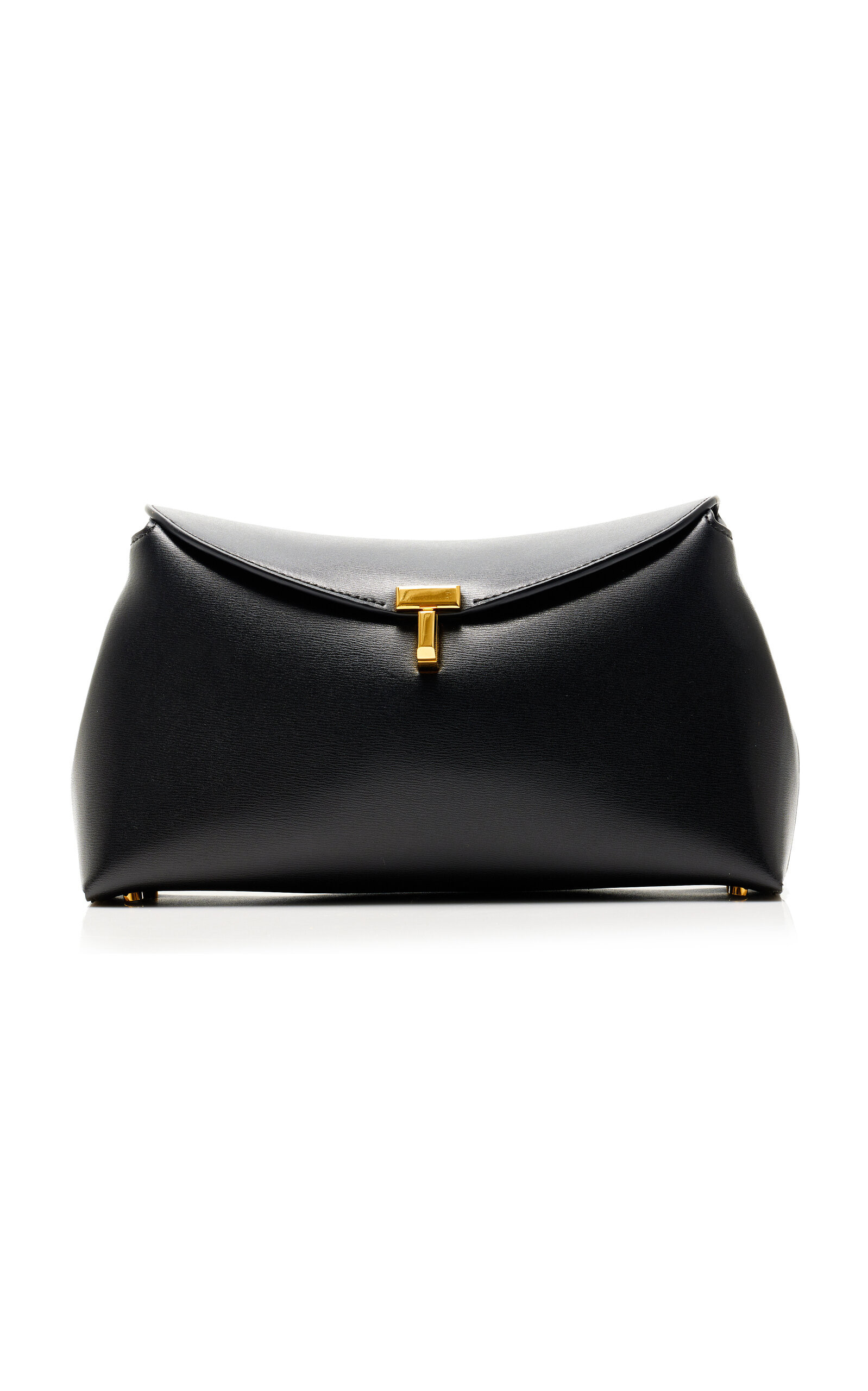 Toteme - T-Lock Clutch - Black - OS - Moda Operandi | Moda Operandi (Global)