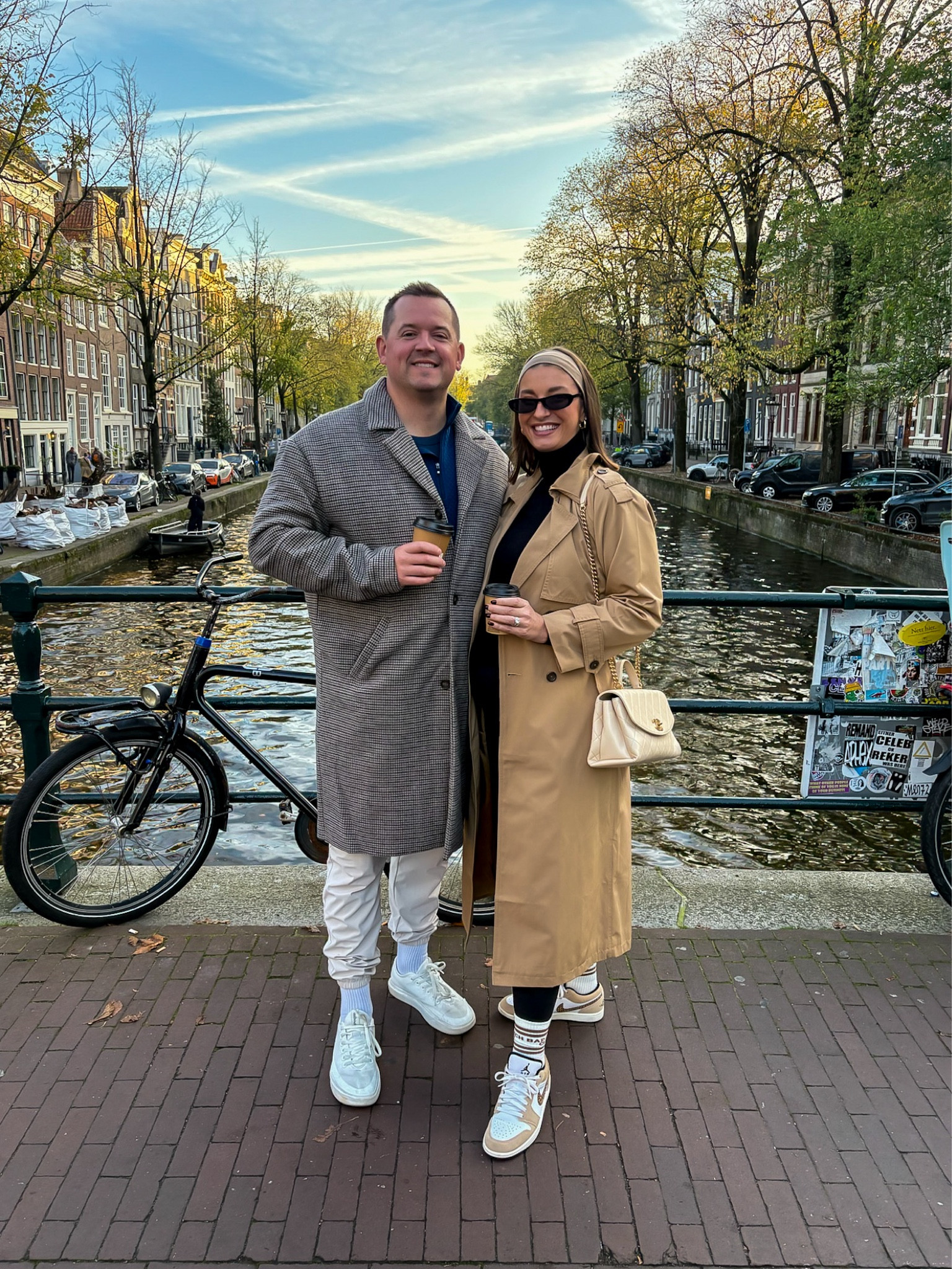 Amsterdam day two fit! Another way to style the Abercrombie trench coat too. Love how simple yet chic this look is and it’s perfect for travel and being comfortable.
Wearing a size 8 in the super high rise aligns - sized up 2 sizes for the bump. Small in the trench coat, small in the turtleneck. Trench is 40% off with code CYBERAF, turtleneck is $10 for Black Friday, and socks are 25% off making them $18. 

#LTKStyleTip #LTKFindsUnder100 #LTKBump
