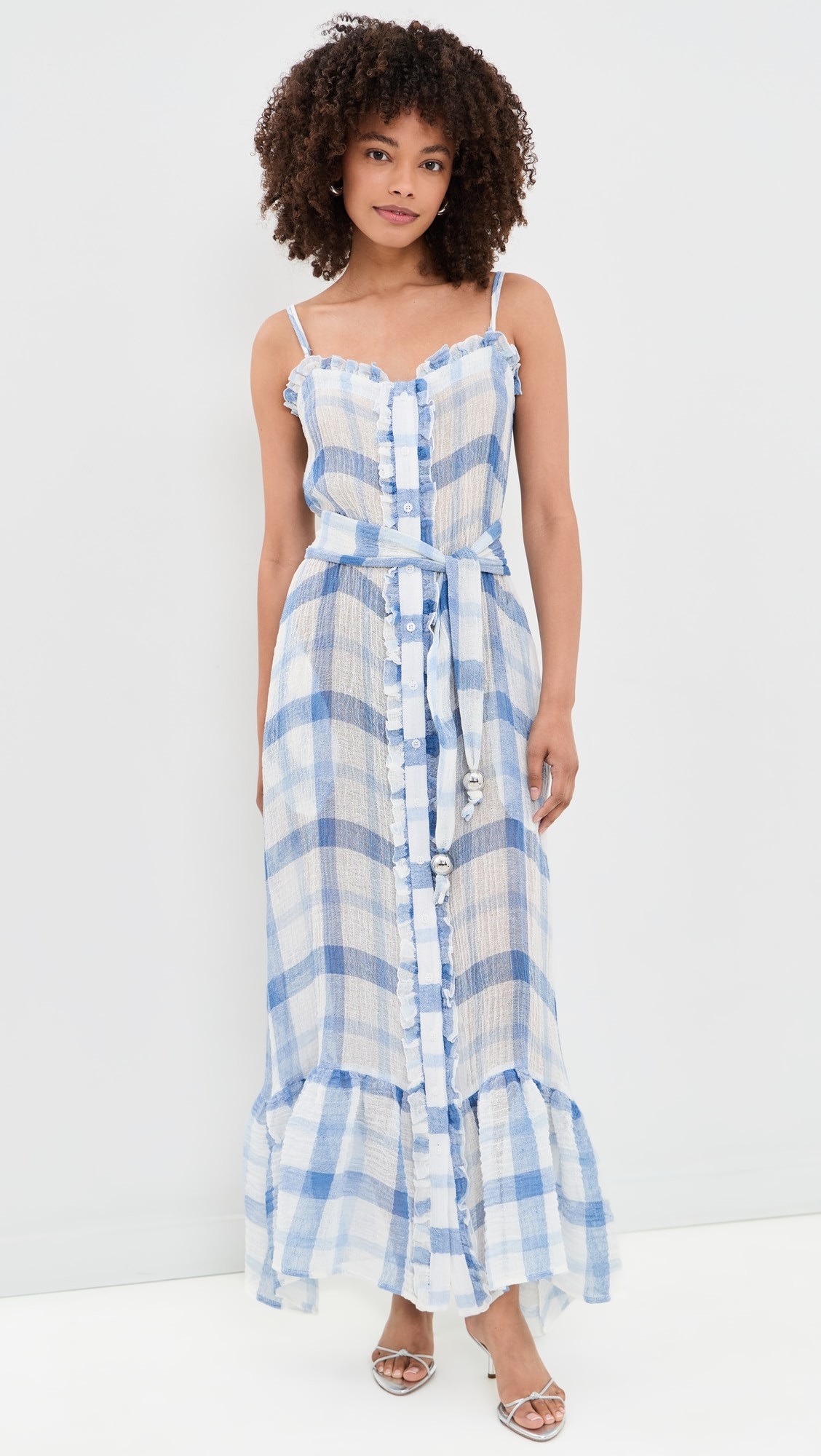 Maxi Ruffle Slip Dress | Shopbop