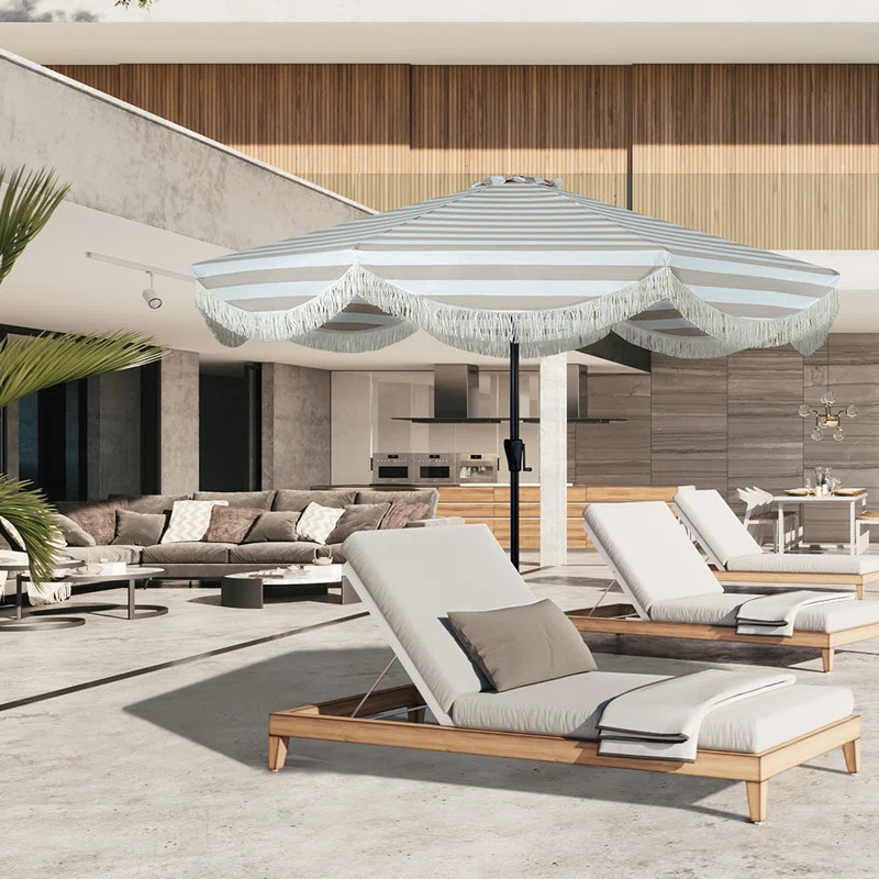 Arlmont & Co. Sain 9ft Market Umbrella & Reviews | Wayfair | Wayfair North America