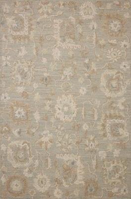Dorothea DRT-01 Stone Wool Hand-Tufted Area Rug | Rugs Direct