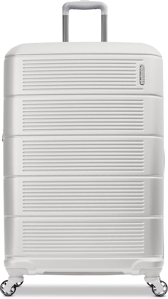 American Tourister Stratum 2.0 Expandable Hardside Luggage with Spinner Wheels, White, 28-Inch Ch... | Amazon (US)