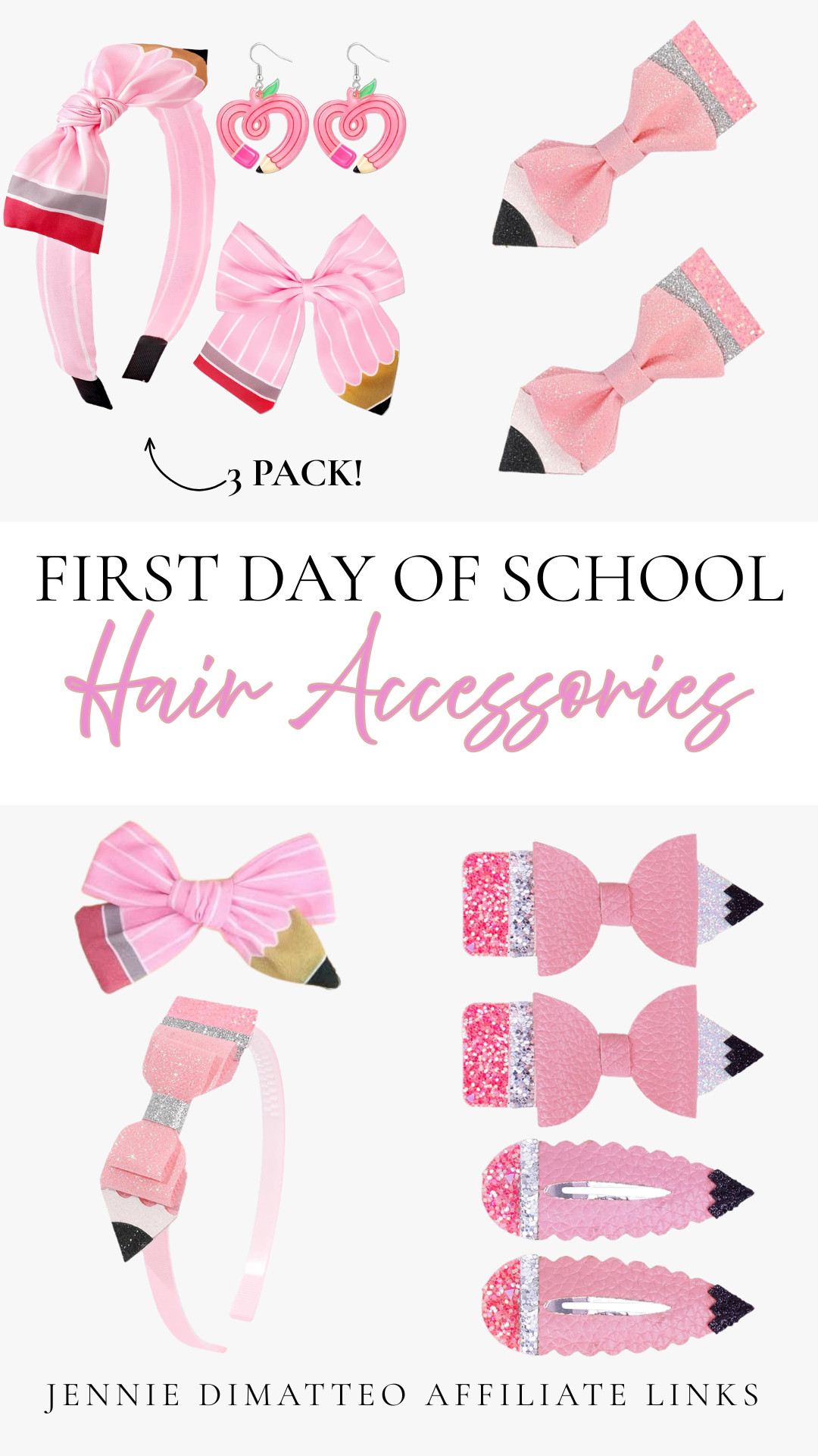 How cute are these for the first day of school?! 🎀✏️ I rounded up the sweetest bows, clips, and headbands that are perfect for back-to-school season! #LTKBackToSchool #LTKKids #LTKFinds #BackToSchool #FirstDayOfSchool #SchoolStyle #HairAccessories #GirlsStyle #AmazonFinds #SchoolShopping #MomLife #KidsFashion #ShopMyLTK 

 #LTKootd #LTKSeasonal #LTKKids