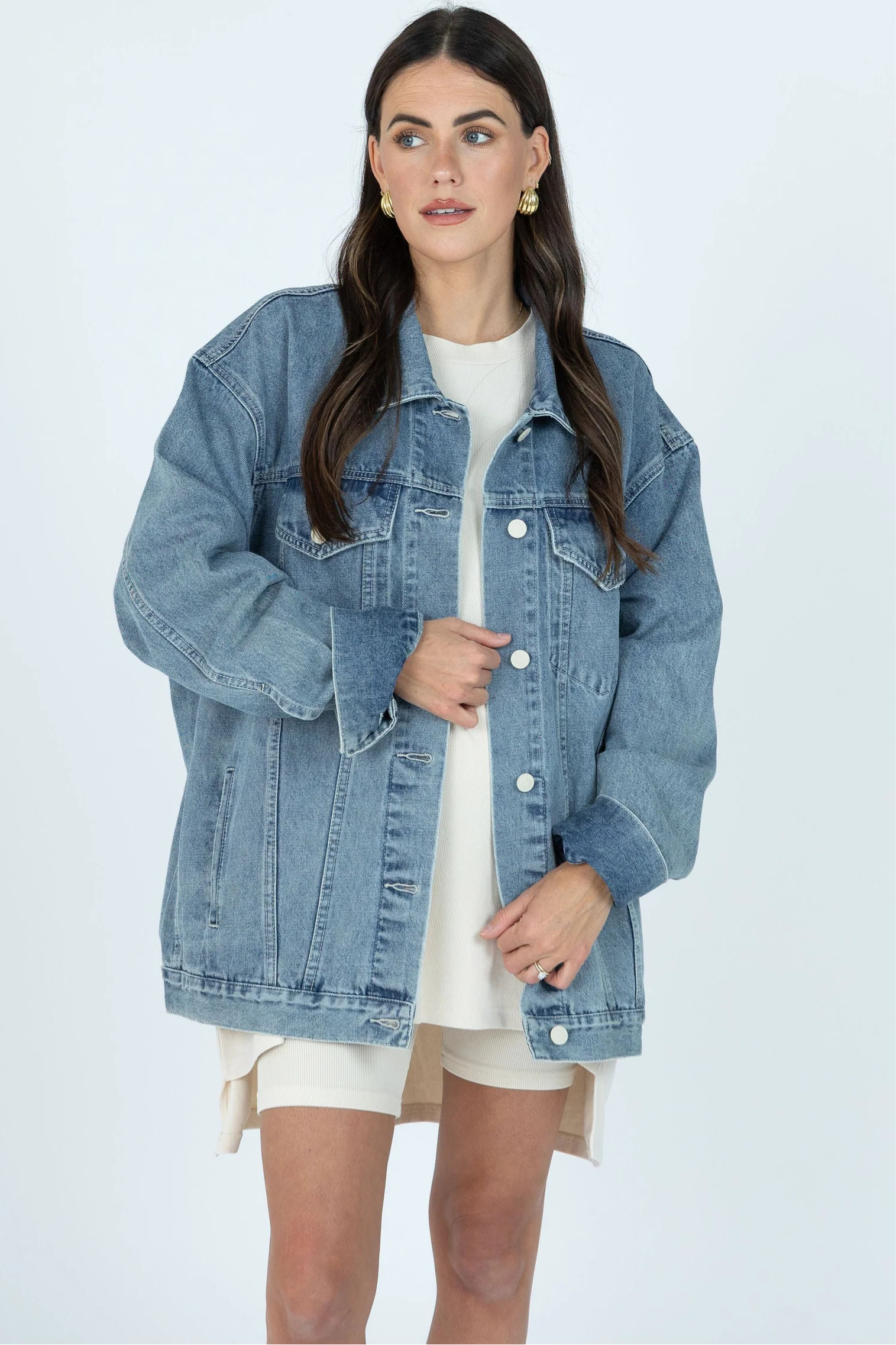 The Foxy Club Denim Jacket XL | The Foxy Kind