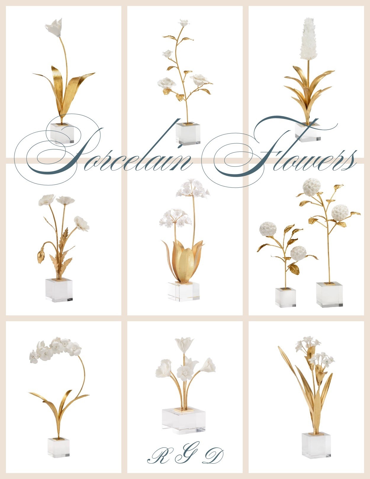 Porcelain florals, works of art for your home. 

#LTKHome #LTKSeasonal