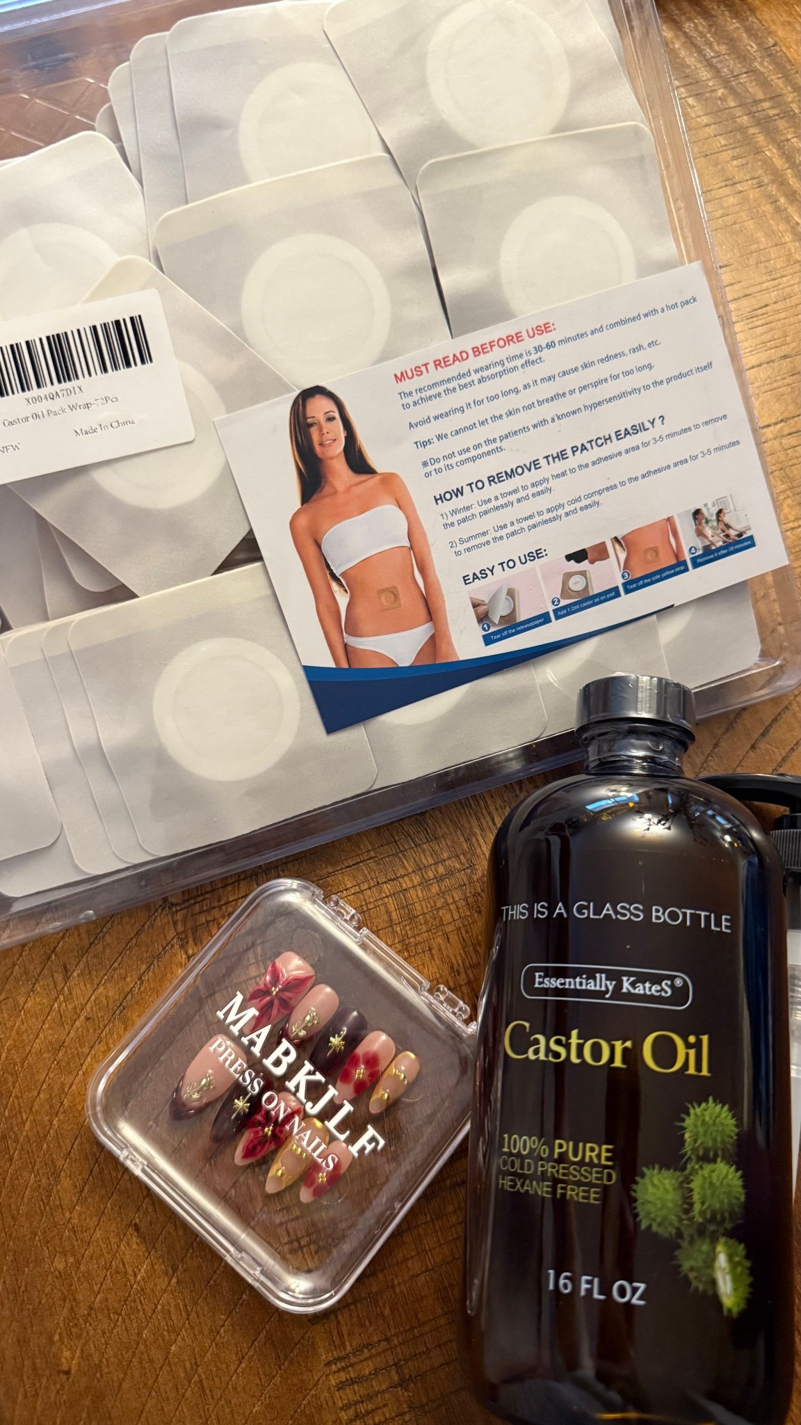 My recent Amazon order: 
Press on nails duh 
Castor oil 
Belly button patches for castor oil mini packs 

#LTKActive #LTKBeauty #LTKSeasonal
