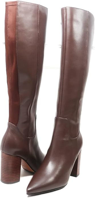 Barcelona Women's Leather Slim Calf dress Boot 13"-14" calf size | Amazon (US)