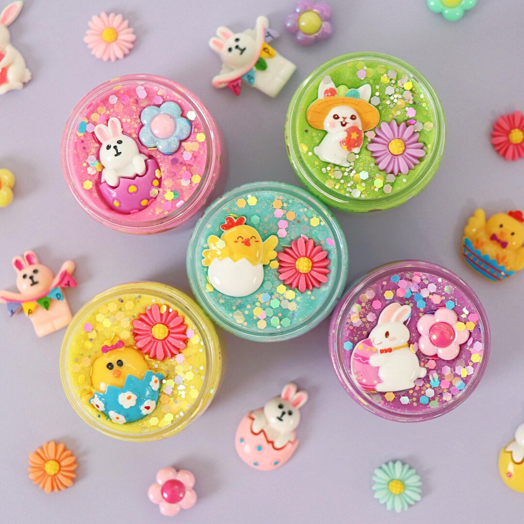 Easter Playdough Kit, Mini Easter Party Favors for Kids, Easter Playdoh Jars, Easter Basket Stuff... | Etsy (US)