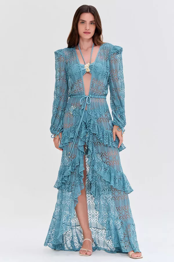 PatBO | Seashell Lycra Robe | The Mile