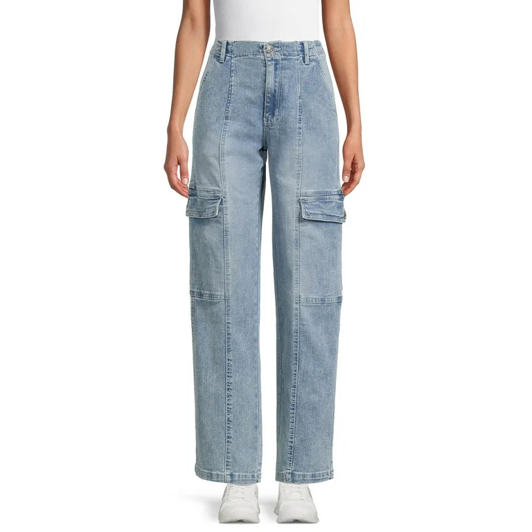 Madden NYC Juniors High Rise Skater Pants, 29" Inseam, Sizes S-3XL | Walmart (US)