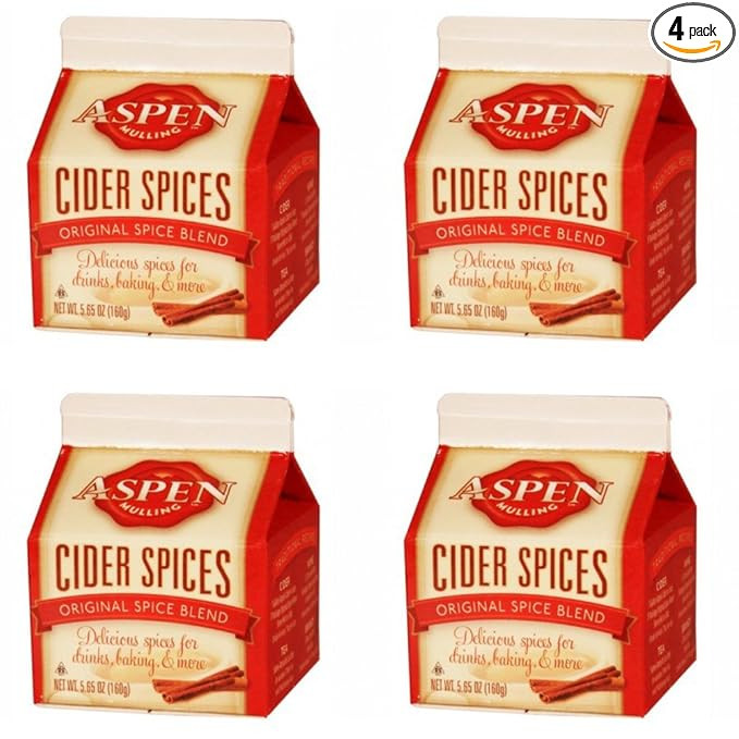 Aspen Mulling Cider Spice - Original Spice Blend - 5.65 Oz, Pack of 4 | Amazon (US)