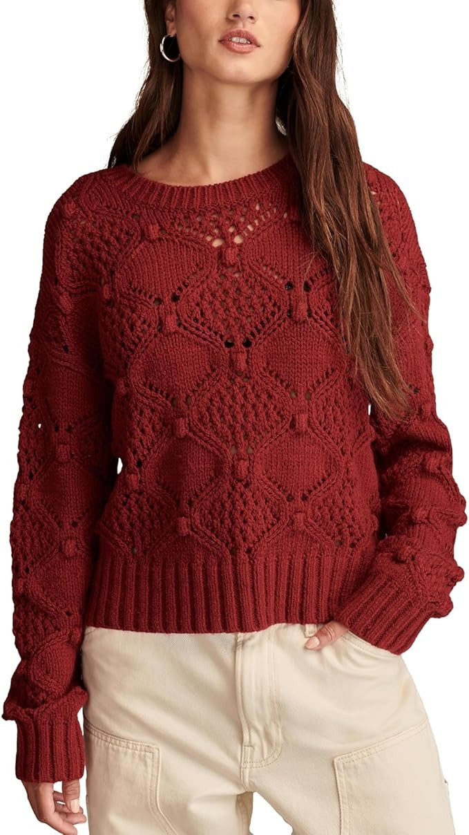 Lucky Brand Women's Bobble Crew | Amazon (US)