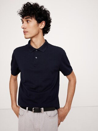 Luxury-Touch Pique Polo | Banana Republic (CA)