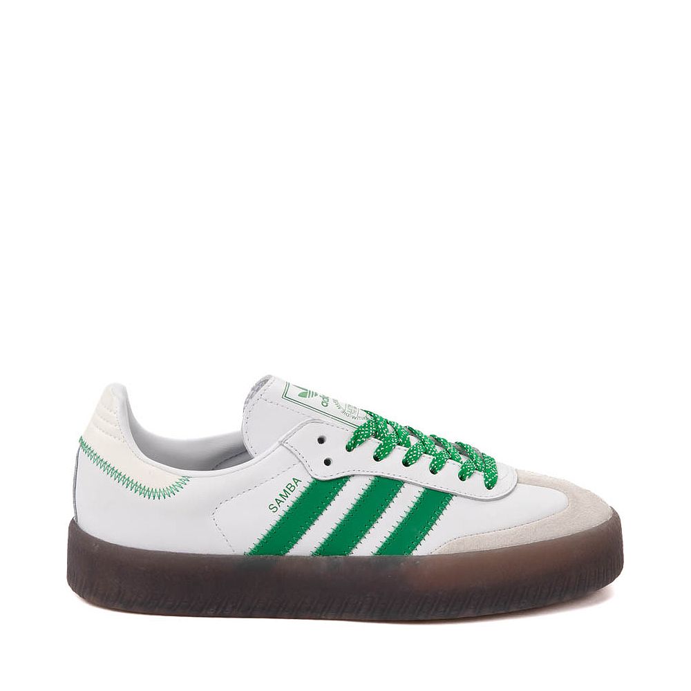 adidas Sambae Athletic Shoe - Cloud White / Green / Gum | Journeys