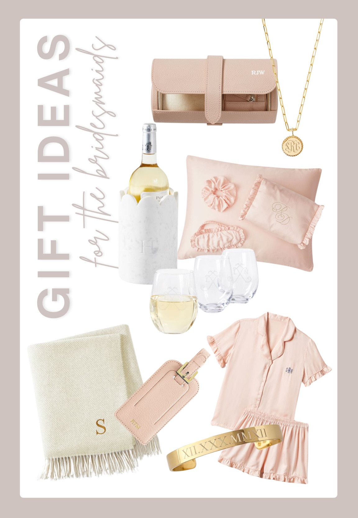 Gift guide: ideas for the bridesmaids

Bridal party | maid of honor | bachelorette | party | wedding morning | thank you gift | stocking stuffers | Mark and Graham | personalized gift | mom | sister  | friend | holiday | Christmas gift 

#LTKGiftGuide #LTKWedding #LTKParties