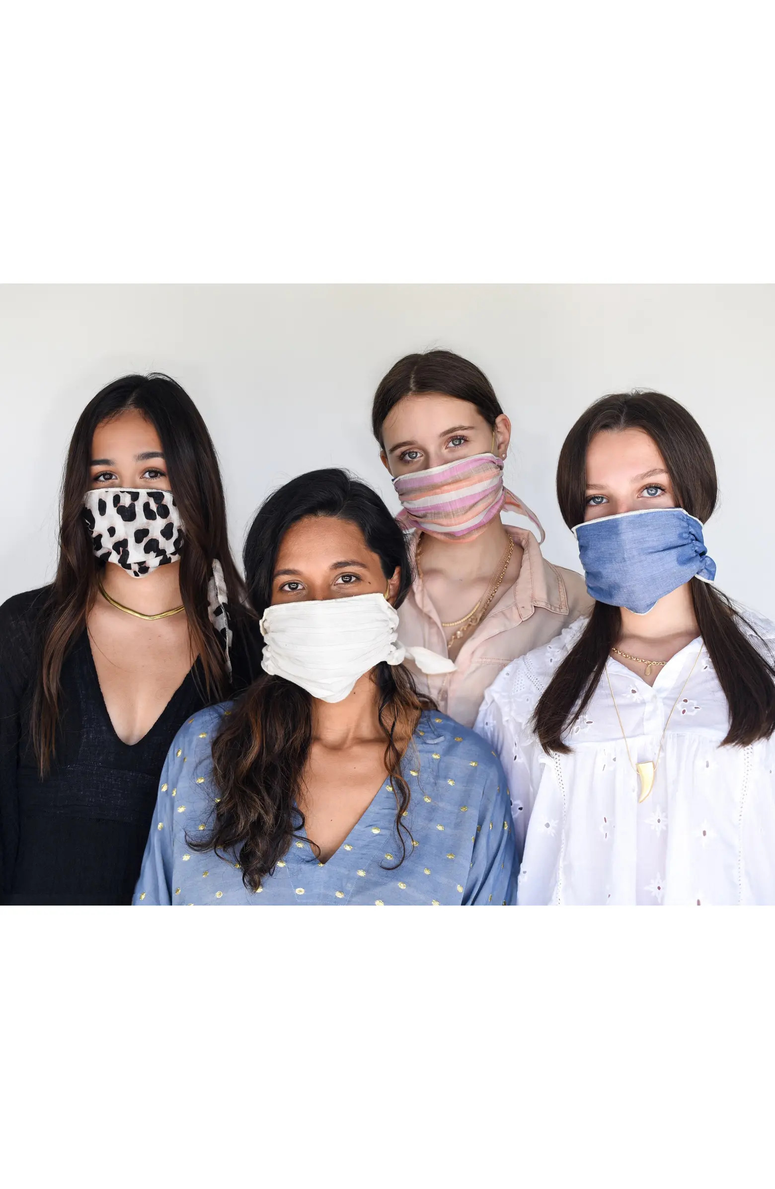 Adult Four Layer Adult Mask Scarf | Nordstrom