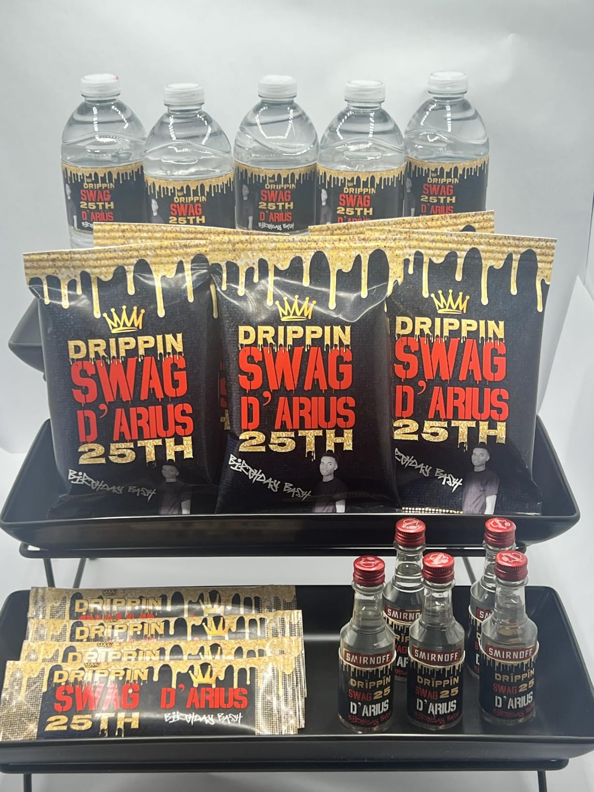 MALACASA 3 Tier Serving Trays for Party, Porcelain Serving Platters and Trays, 12 Inch Tiered Tra... | Amazon (US)