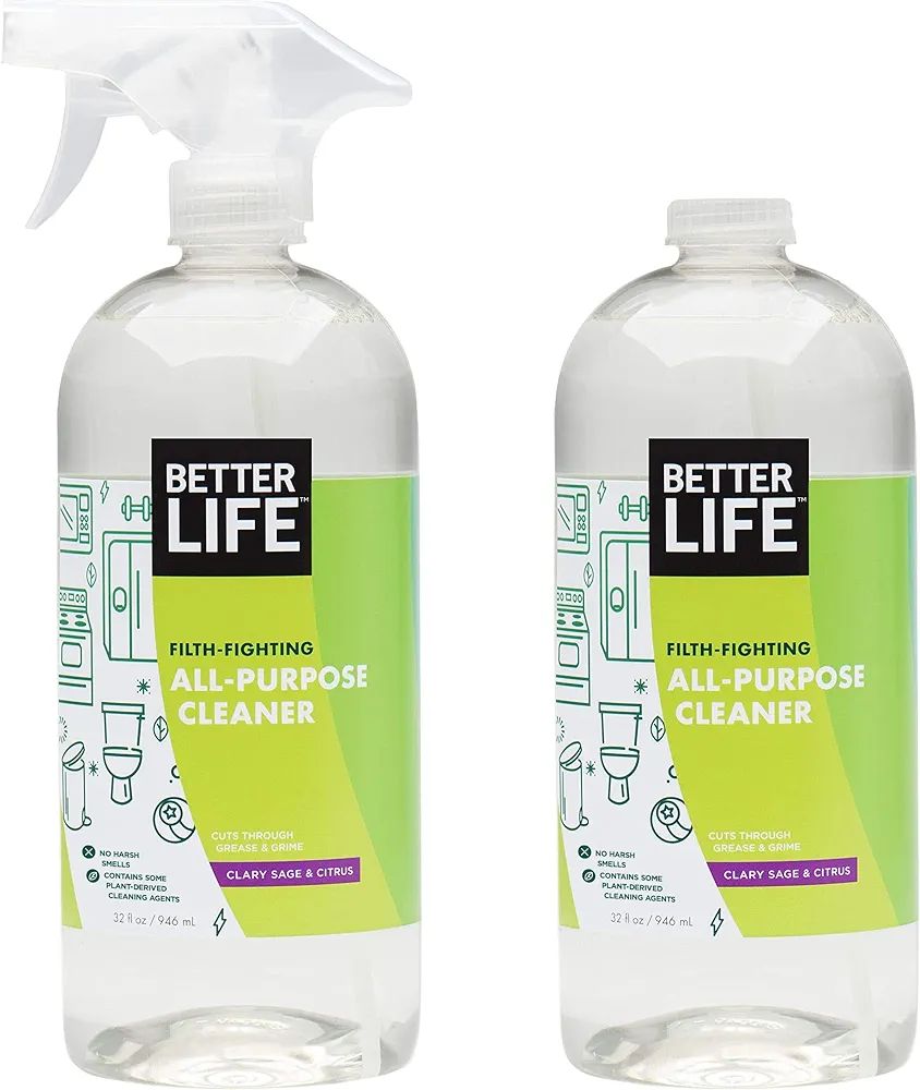 Better Life All Purpose Cleaner - Multipurpose Home and Kitchen Cleaning Spray for Glass, Counter... | Amazon (US)