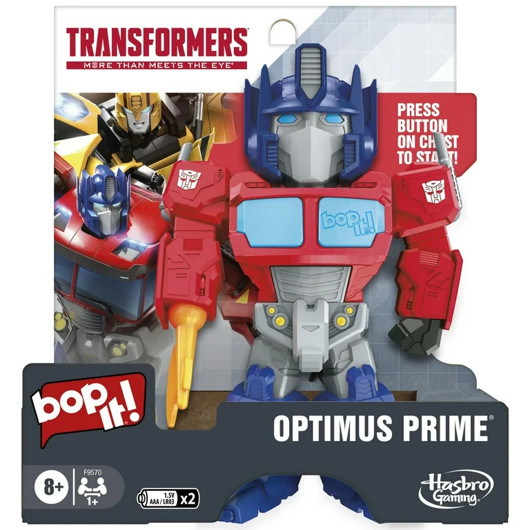Bop It! Optimus Prime Edition Game, Kids Games for 1 or More Players, Transformers Toys, Ages 8+ ... | Walmart (US)