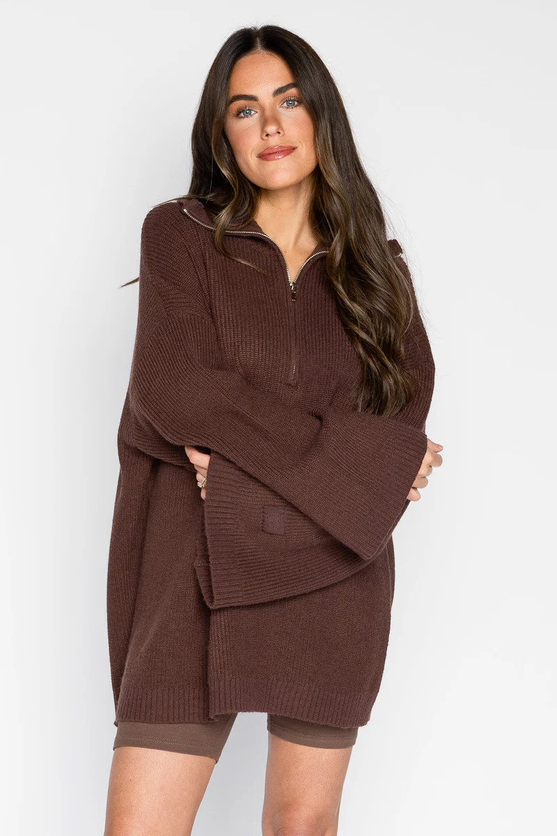 Prep School Pullover Truffle | The Foxy Kind