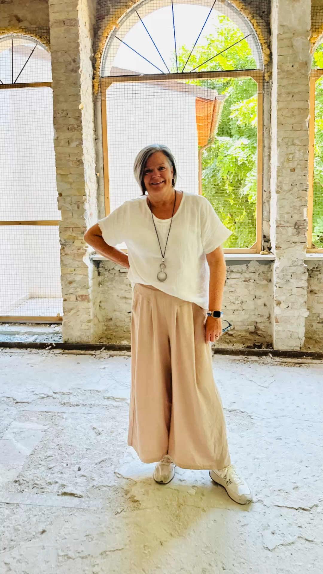 Every time I walk through Palazzo Ricci, I start decorating it in my head. 😊

I can already imagine beautiful furniture, warm lighting, artwork on the walls, friends gathering, and windows thrown open to the Italian sunshine.

It’s still a construction site… but dreams usually are before they become reality.

What would you turn this room into?

P.S. This lightweight travel outfit has been one of my favorites in Italy. 🤍

#LTKdayinmylife #LTKMidsize #LTKTravel