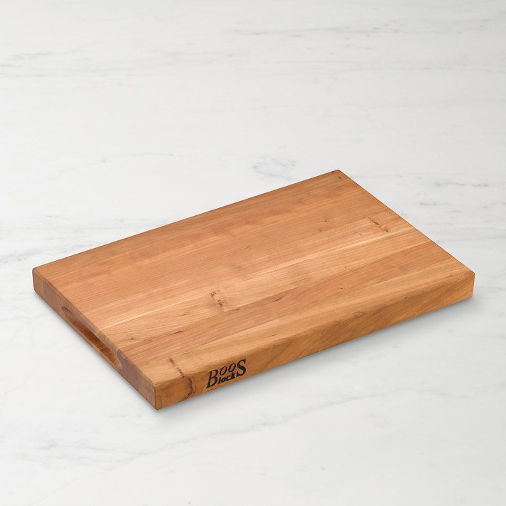 Boos Edge-Grain Rectangular Cutting Board, Cherry | Williams-Sonoma