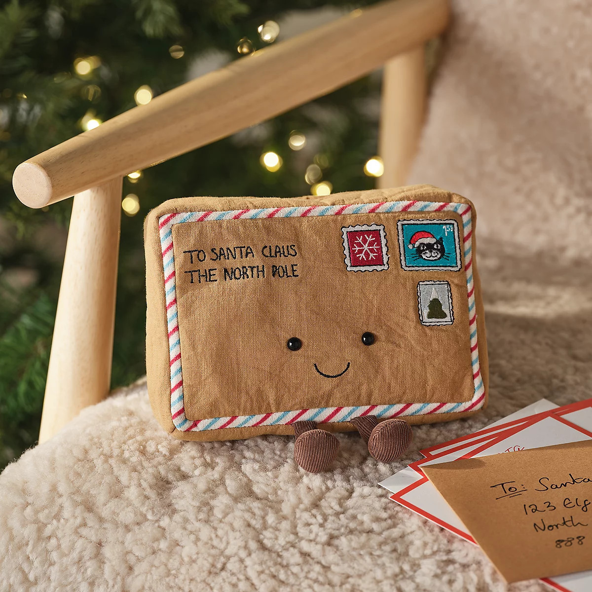 Jellycat Amuseables Letter To Santa, Multi, Size: One Size - The White Company | The White Company UK & ROW