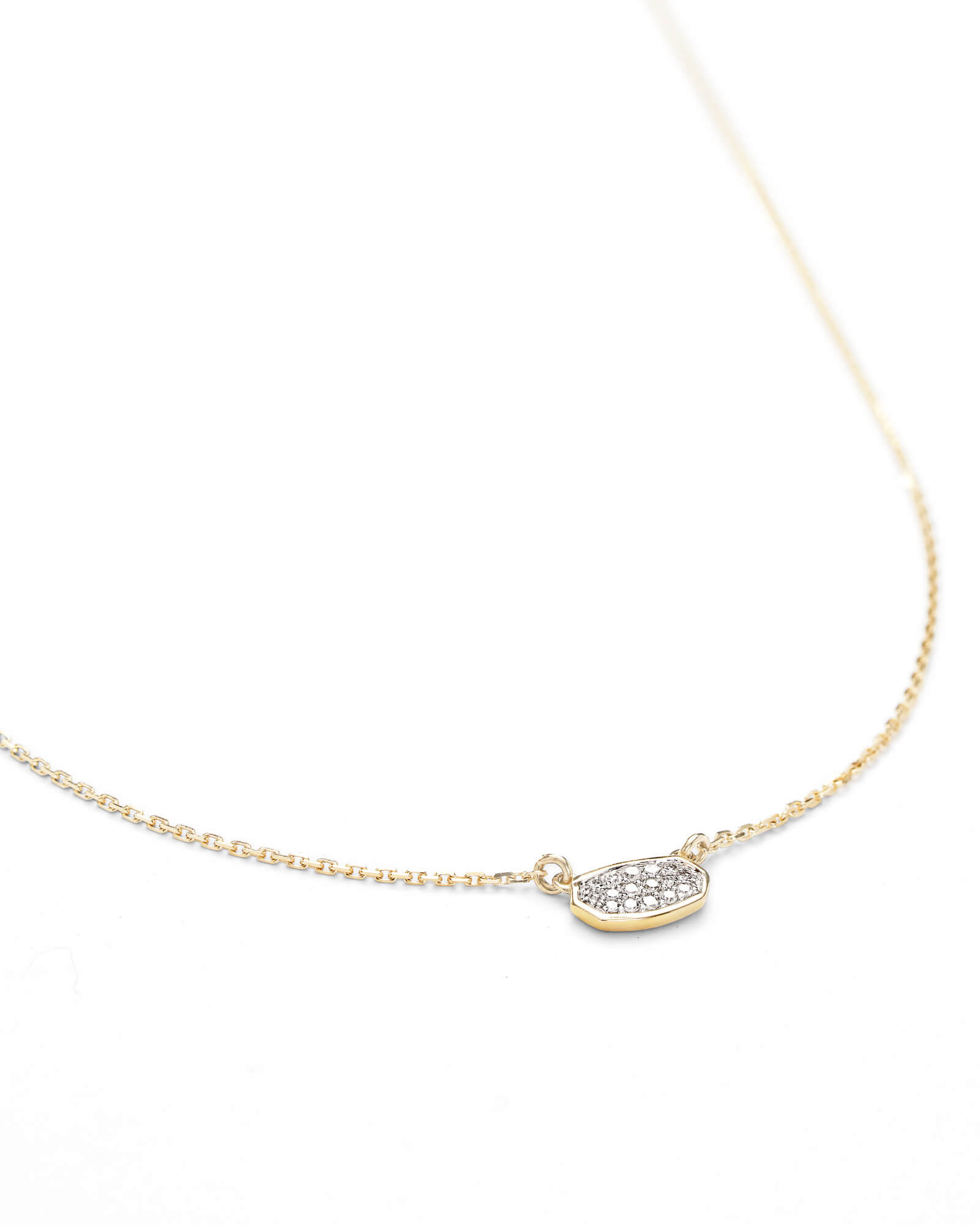Marisa Pendant Necklace in White Diamond and 14k Yellow Gold | Kendra Scott