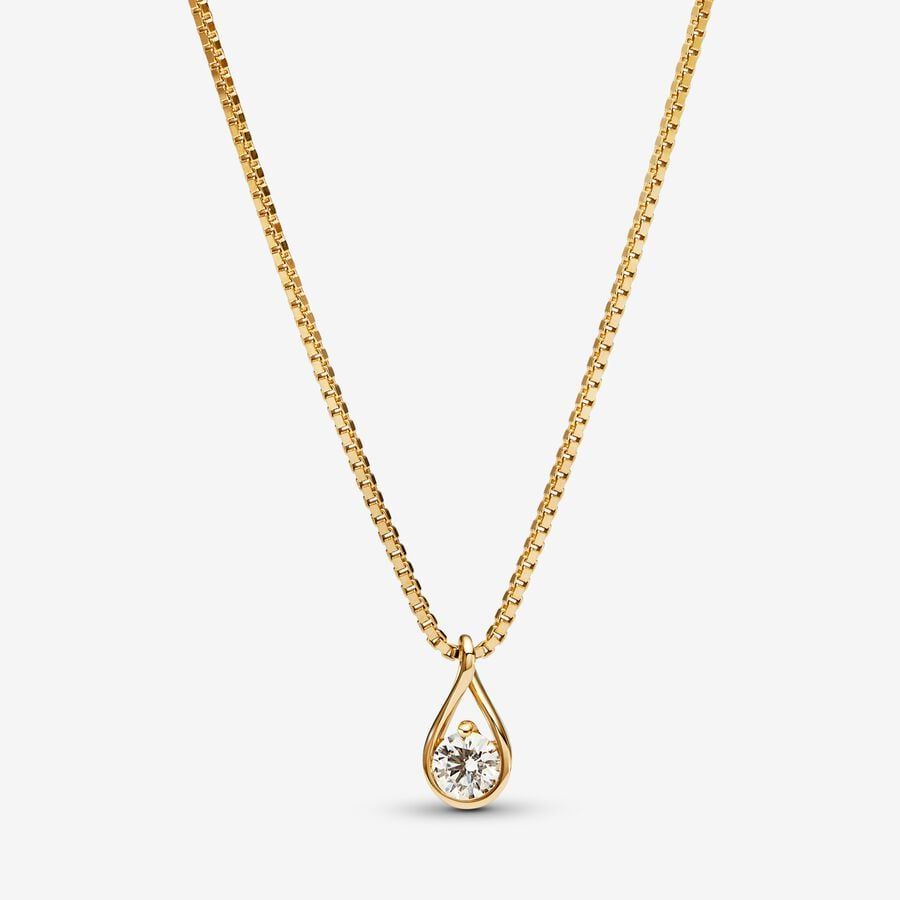 Pandora Brilliance Lab-created 0.25 ct tw Diamond Pendant & Necklace | Pandora (US)