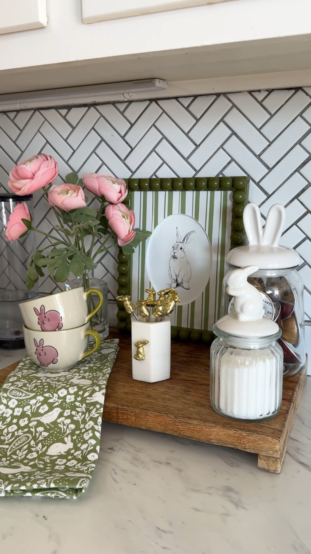 Coffee tastes better with a little seasonal charm ☕️🐰 Spring has officially arrived in my kitchen🥰. 🐰


#TargetFinds #TargetHome #TargetStyle #BullseyesPlayground #TargetDecor
#AmazonHome #AmazonFinds #AmazonDecor #AmazonKitchen #AmazonFavorites
#WorldMarket #WorldMarketFinds #WorldMarketStyle #WorldMarketHome

#LTKmorningroutine #LTKHome #LTKSeasonal