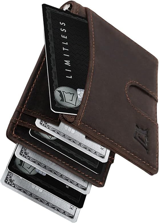Kings Loot Slim Minimalist Wallet for Men RFID Blocking | Slim Leather Wallets for Men | Mens Wal... | Amazon (US)