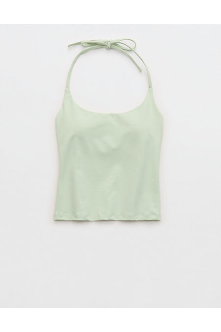 OFFLINE By Aerie The Hugger Halter Top Women's Aloe L | Aerie