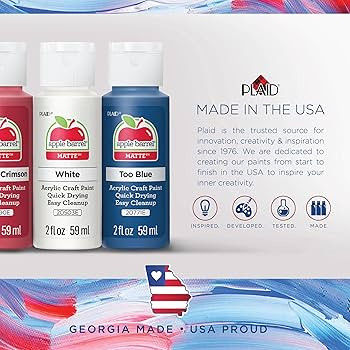 Apple Barrel, Vibrant Spectrum Collection Acrylic Craft Paint, PROMOABIII, 2 fl oz each, 16 assor... | Amazon (US)
