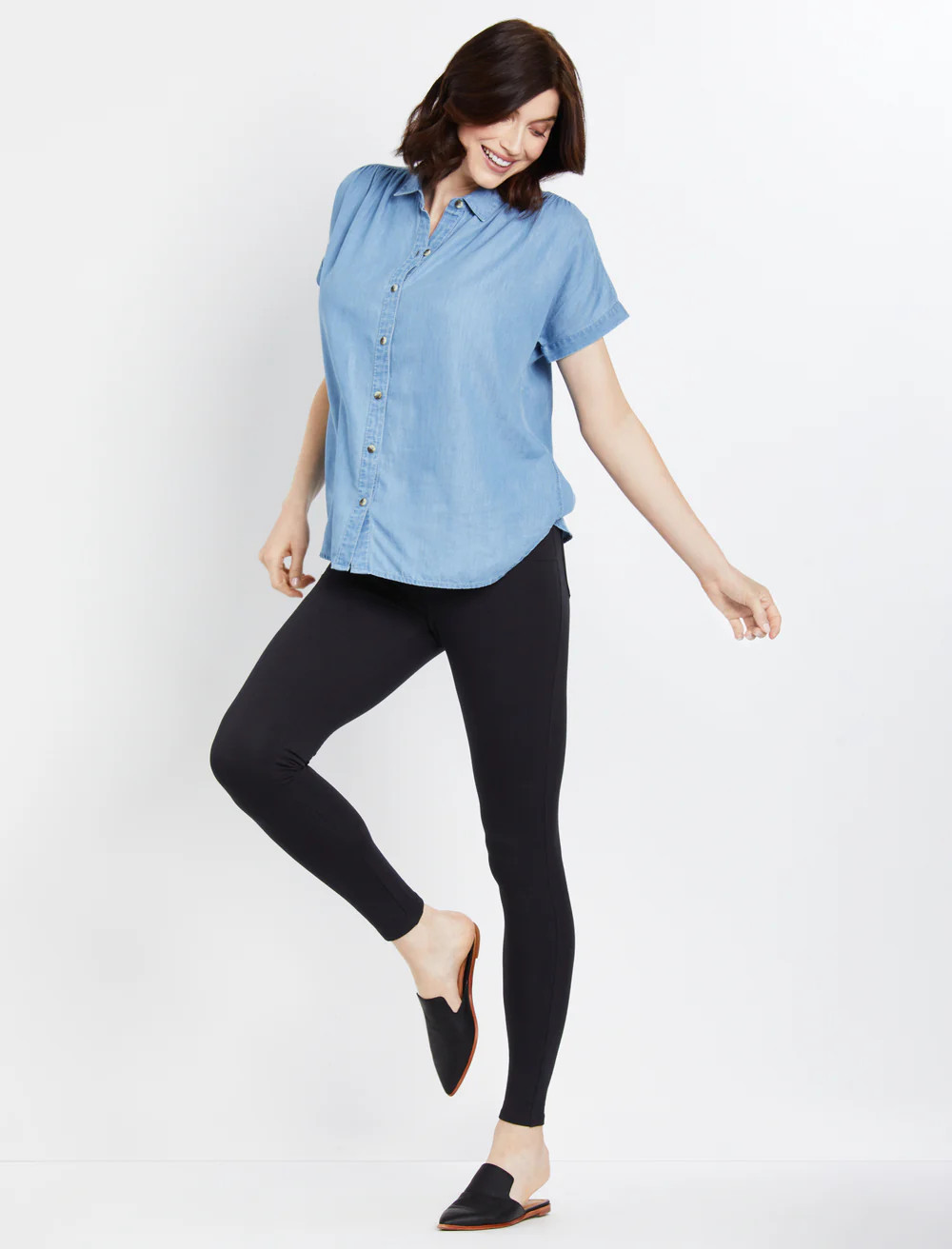 Secret Fit Belly French Terry Maternity Leggings | Motherhood Maternity