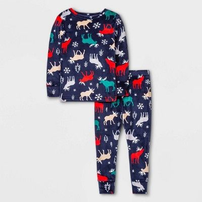 Toddler Boys' Pajama Set - Cat & Jack™ Navy | Target