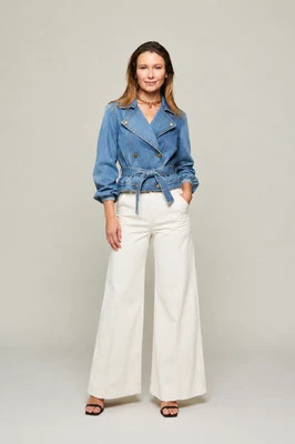 Seline Belted Denim Jacket | Benaar La