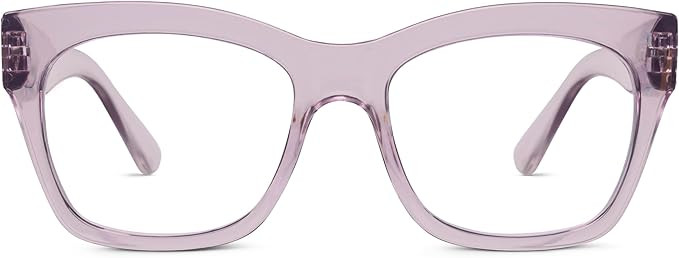 Peepers by PeeperSpecs Women's Shine On Square Blue Light Blocking Reading Glasses | Amazon (US)