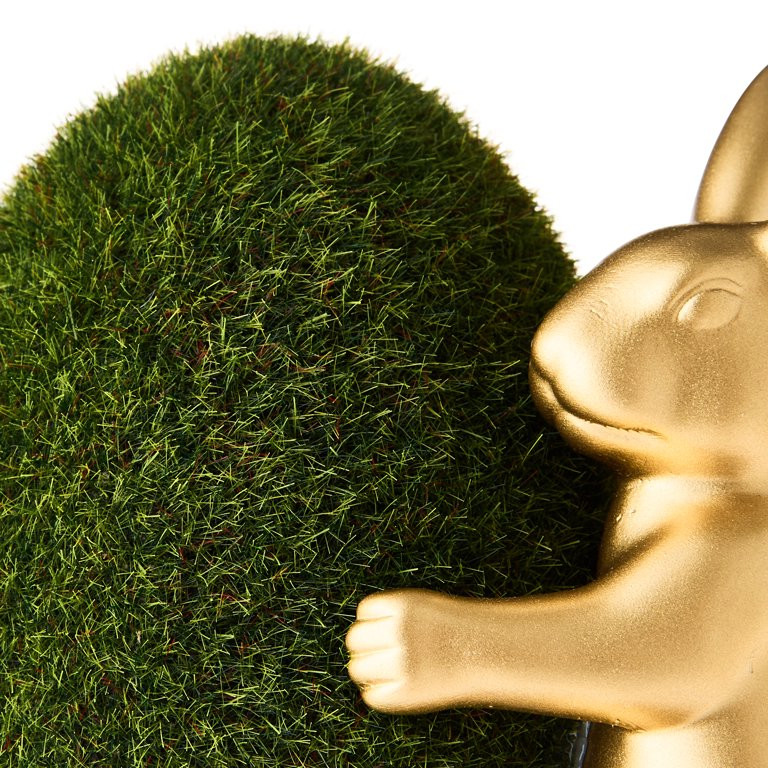 Easter Gold Bunny with Green Egg Tabletop Decor, by Way To Celebrate - Walmart.com | Walmart (US)
