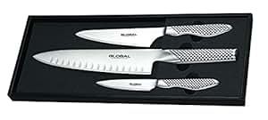 Global 3-piece Stainless Steel Knife Set | Amazon (US)