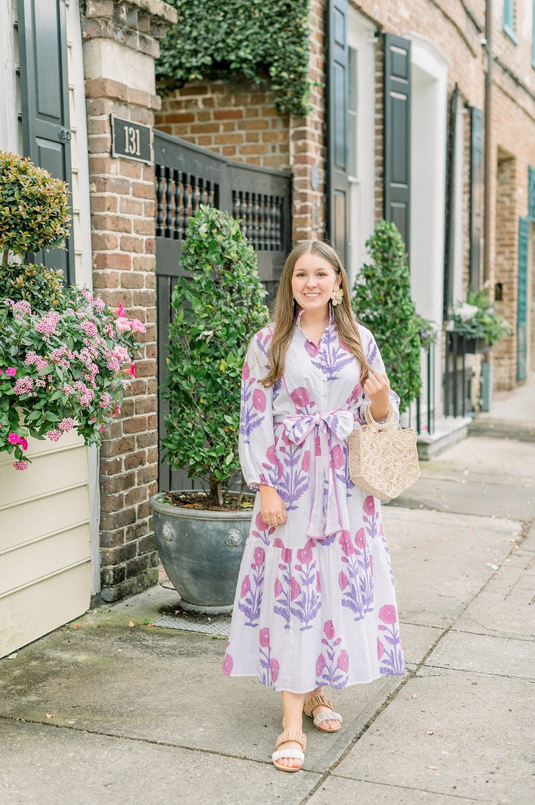 Folly Flounced Dress | Rose Blossom | Victoria Dunn 